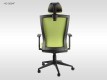 Scaun de birou rotativ, ergonomic, pivotant, negru HG-0004F