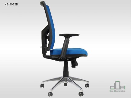 Scaun de birou ergonomic, rotativ KB-8922B albastru