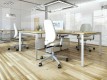 Birou operational MOBI-Q1 picioare metalice blat din PAL 1200x600mm