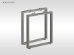 Birou operational MOBI-Q-LOOP2 picioare metalice 1200x600mm