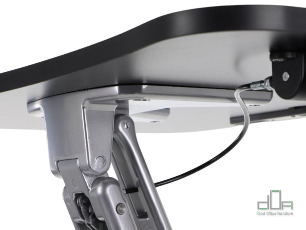 Birou reglabil pe inaltime SH-A10 - detaliu prindere blat