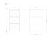 Dulap metalic 3 sertare XD-001-3D