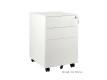 Casetiera metalica-Rollbox 3 sertare, cu role, XD-040-3