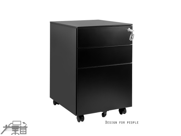 Casetiera metalica-Rollbox 3 sertare, cu role, XD-040-3