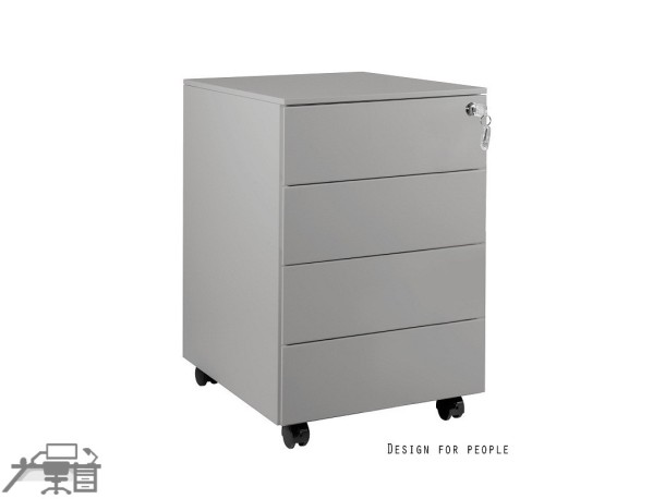 Casetiera metalica-Rollbox 4 sertare, cu role, XD-040-4