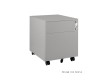 Casetiera metalica-Rollbox 2 sertare, cu role, XD-041-2
