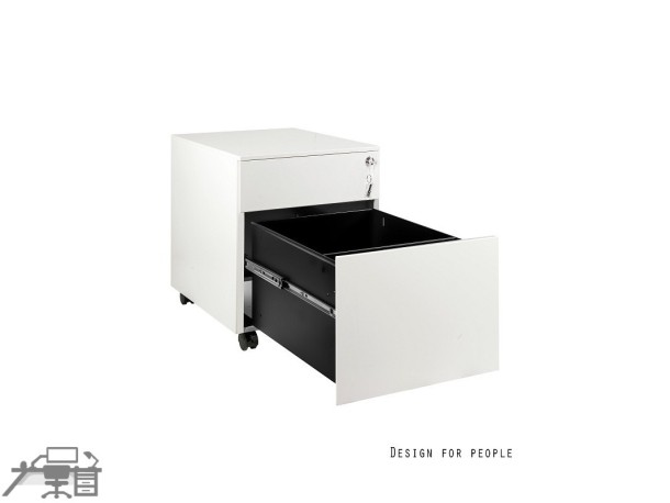 Casetiera metalica-Rollbox 2 sertare, cu role, XD-041-2