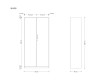 Dulap metalic 1 compartiment, vertical, XD-029