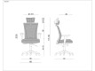 Scaun ergonomic operational ERGONIC 1506H