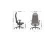 Scaun ergonomic operational ALUMINUM